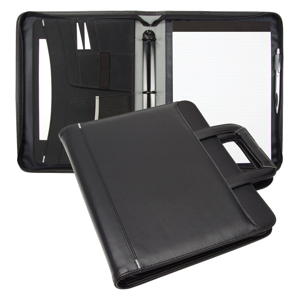 Compendium With Pull Out Handles And Zip Closure