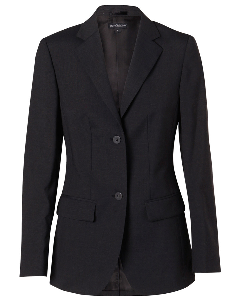 Women's Stretch Wool Blend Mid Length Jacket