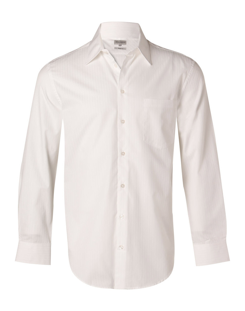 Men's Self Stripe L/S Shirt