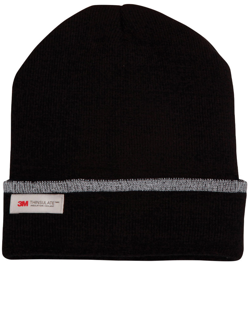 3m Insulated Beanie With Reflective Stripe