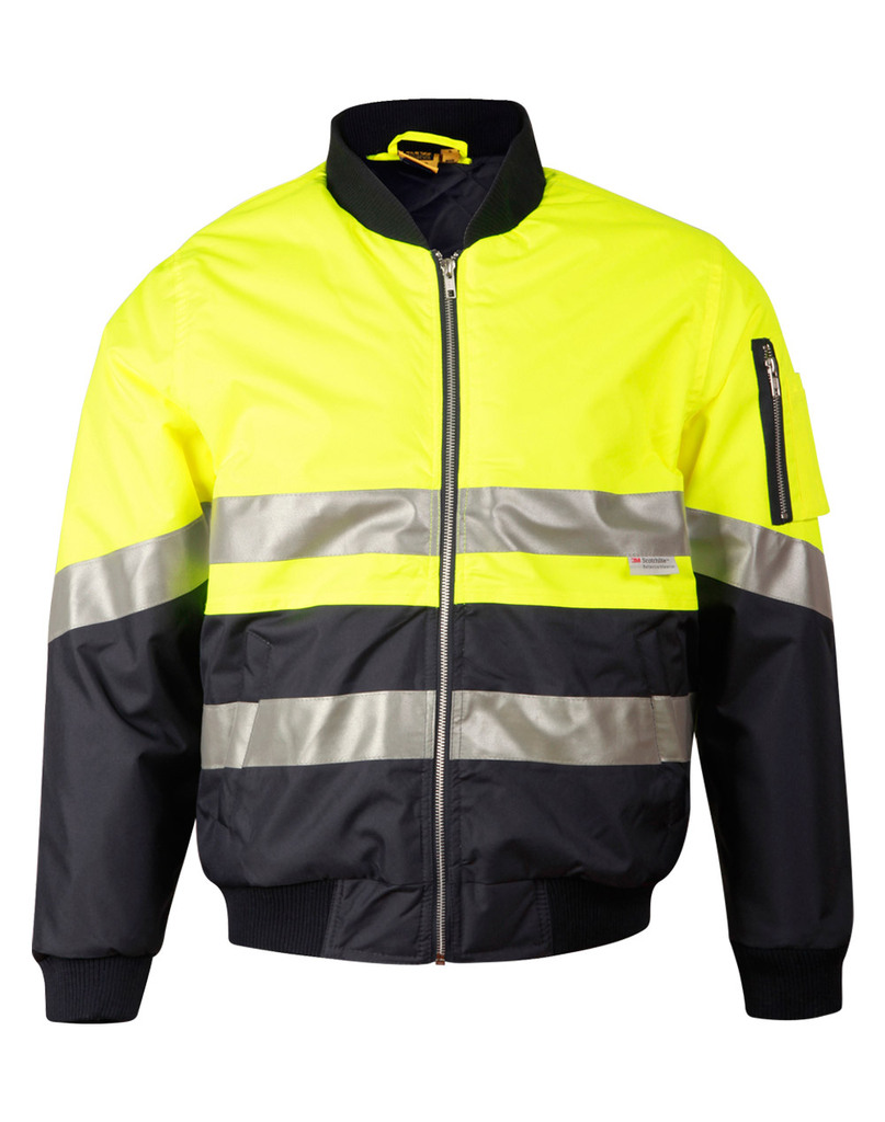 Hi-Vis Two Tone Flying Jacket With 3m Tapes