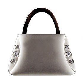 Diamante Handbag Keyring