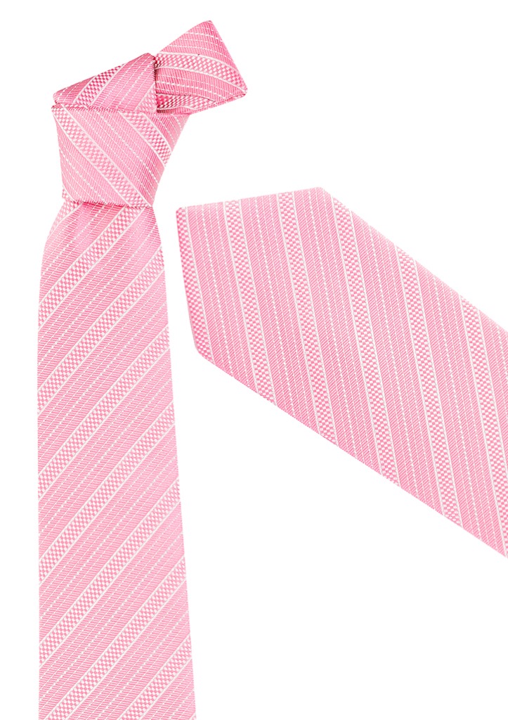 Mens Self Stripe Tie