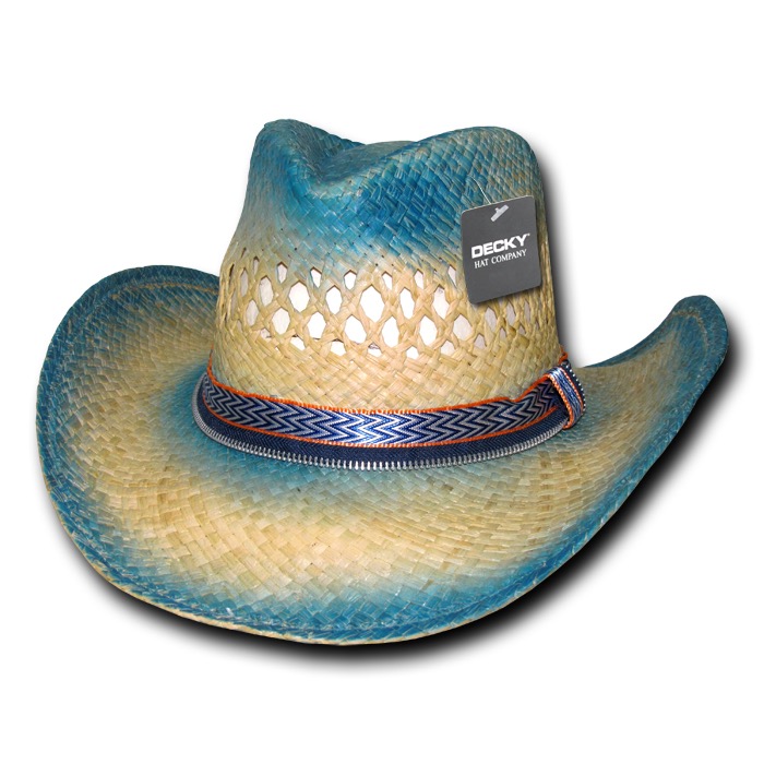 Sea Breeze Raffia Cowboy Hat