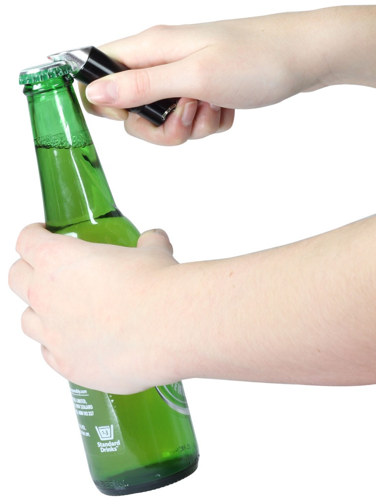 Key Ring  Bottle Opener With Torch