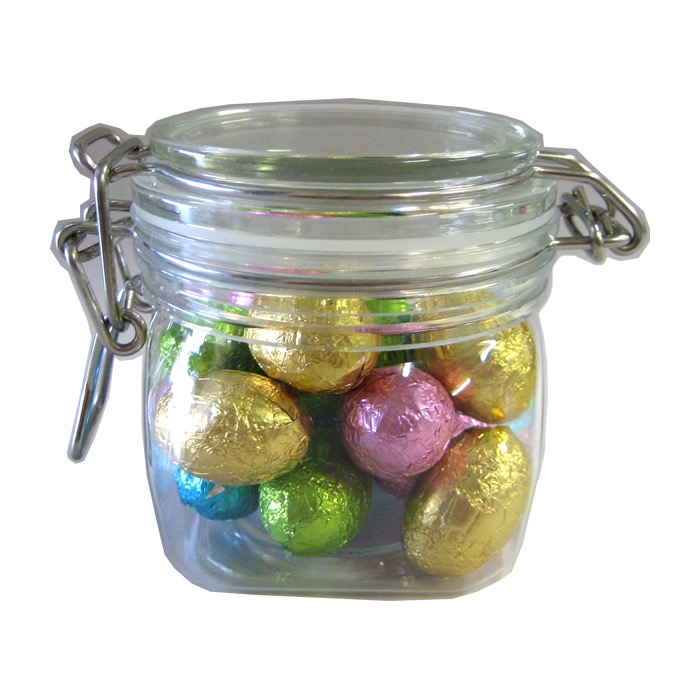 Small Canister Filled With Mini Easter Eggs x16, 130G