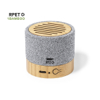 SPEAKER MADE FROM BAMBOO AND RPET MATERIAL WITH RECYCLED PLASTIC BLARAK