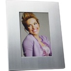 Photo Frame 6 X 4 Inch Prints Brushed Stainless Steel