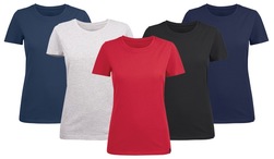 American U Ladies Coloured T-Shirt