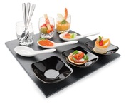 Appetiser Plate Set With Bowls Spoons Etc