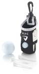 Golf Gift Set With 2 Balls 3 Tees , Ground Repairer And Ball Marker In Neoprene Pouch