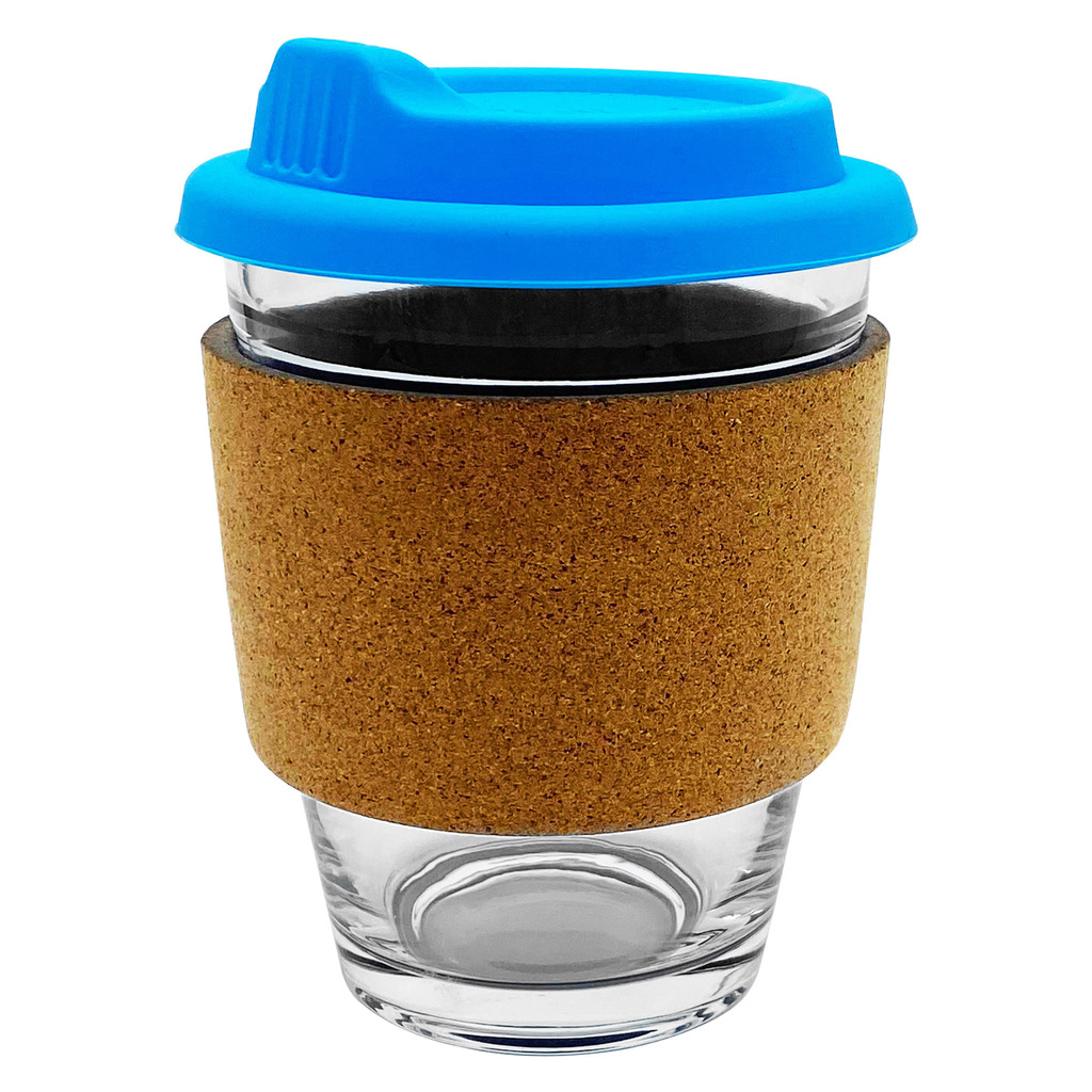 Carlo Glass Coffee Cup - Cork Band