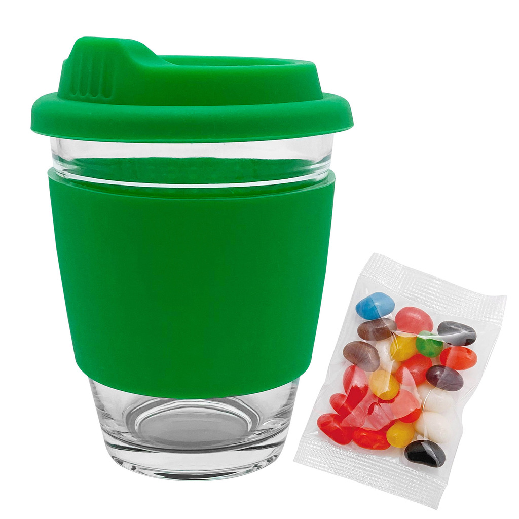 Jelly Bean In Carlo Glass Coffee Cup