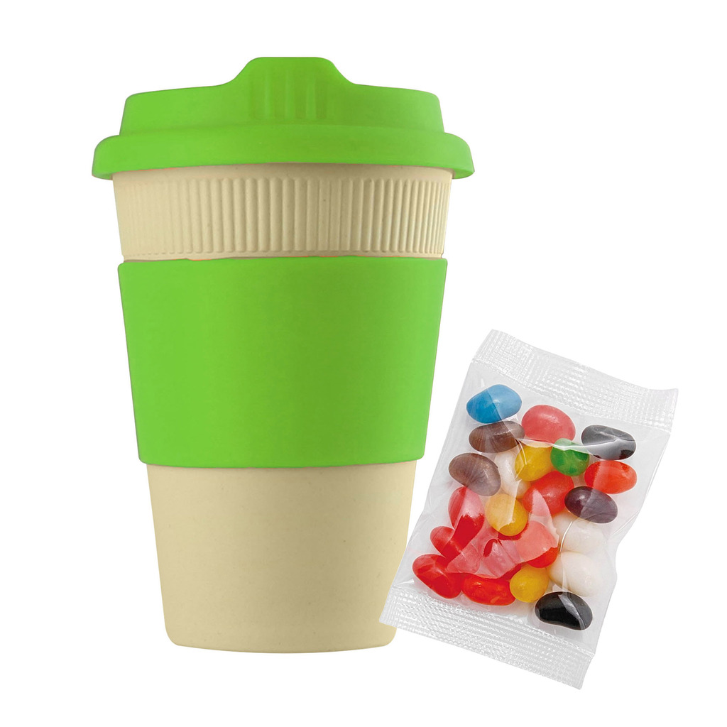 Jelly Bean In 12oz Bamboo Cup