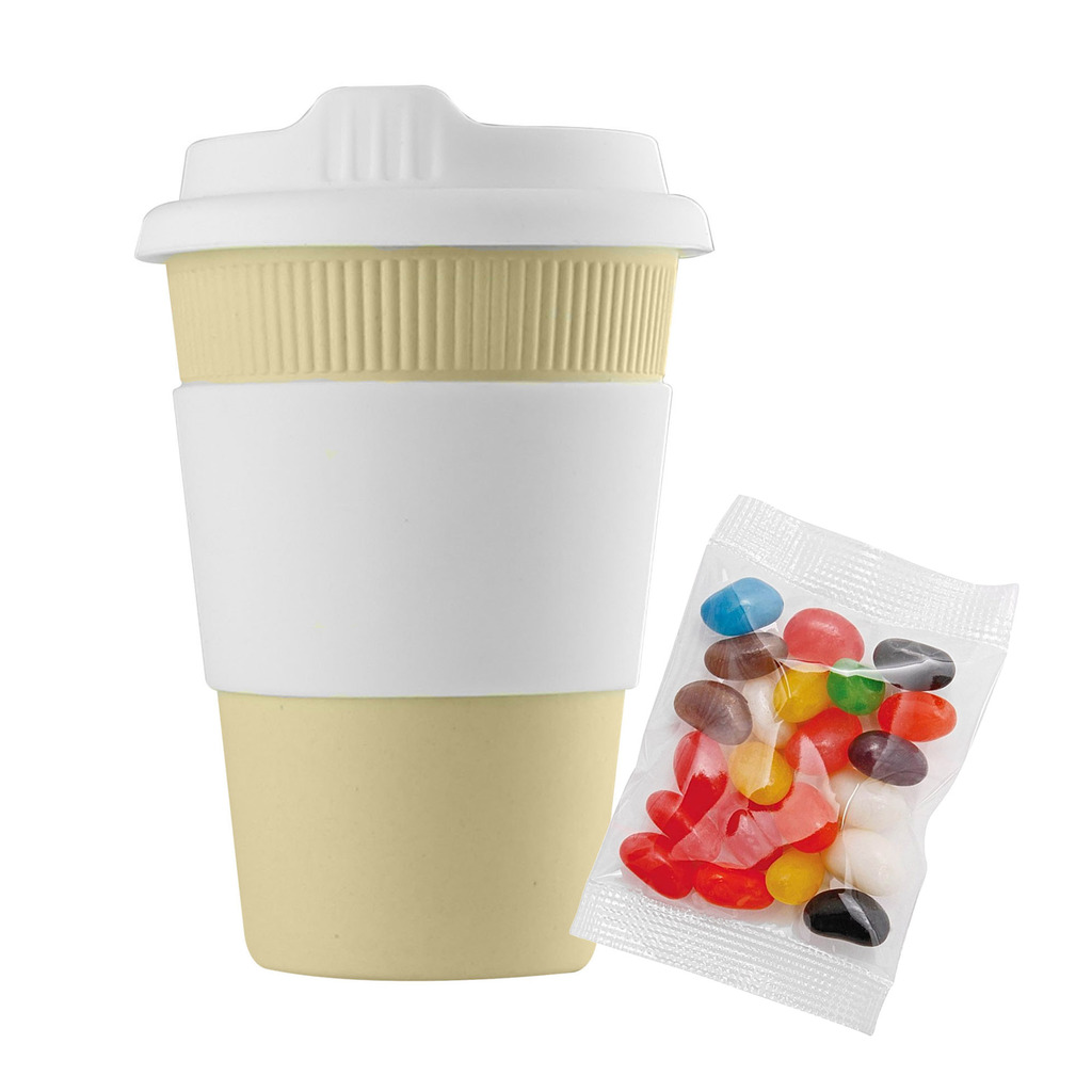 Jelly Bean In 12oz Bamboo Cup