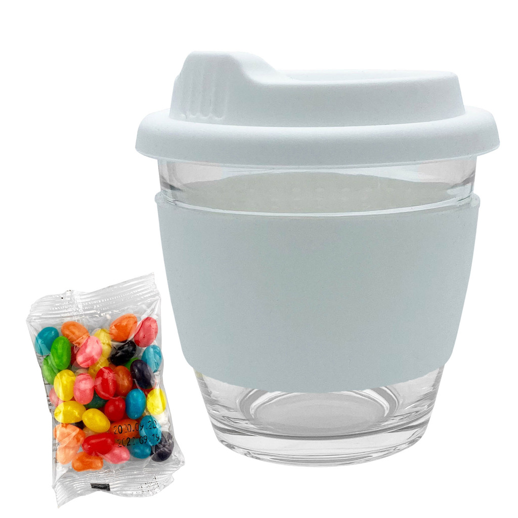 Jelly Bean In Venice Glass Coffee Cup