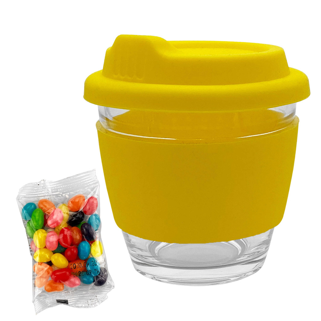 Jelly Bean In Venice Glass Coffee Cup