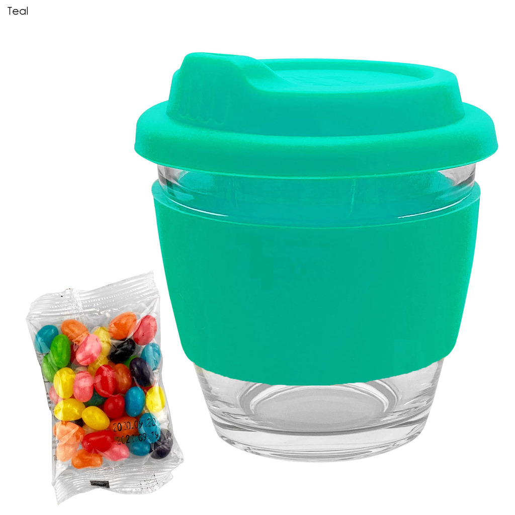 Jelly Bean In Venice Glass Coffee Cup