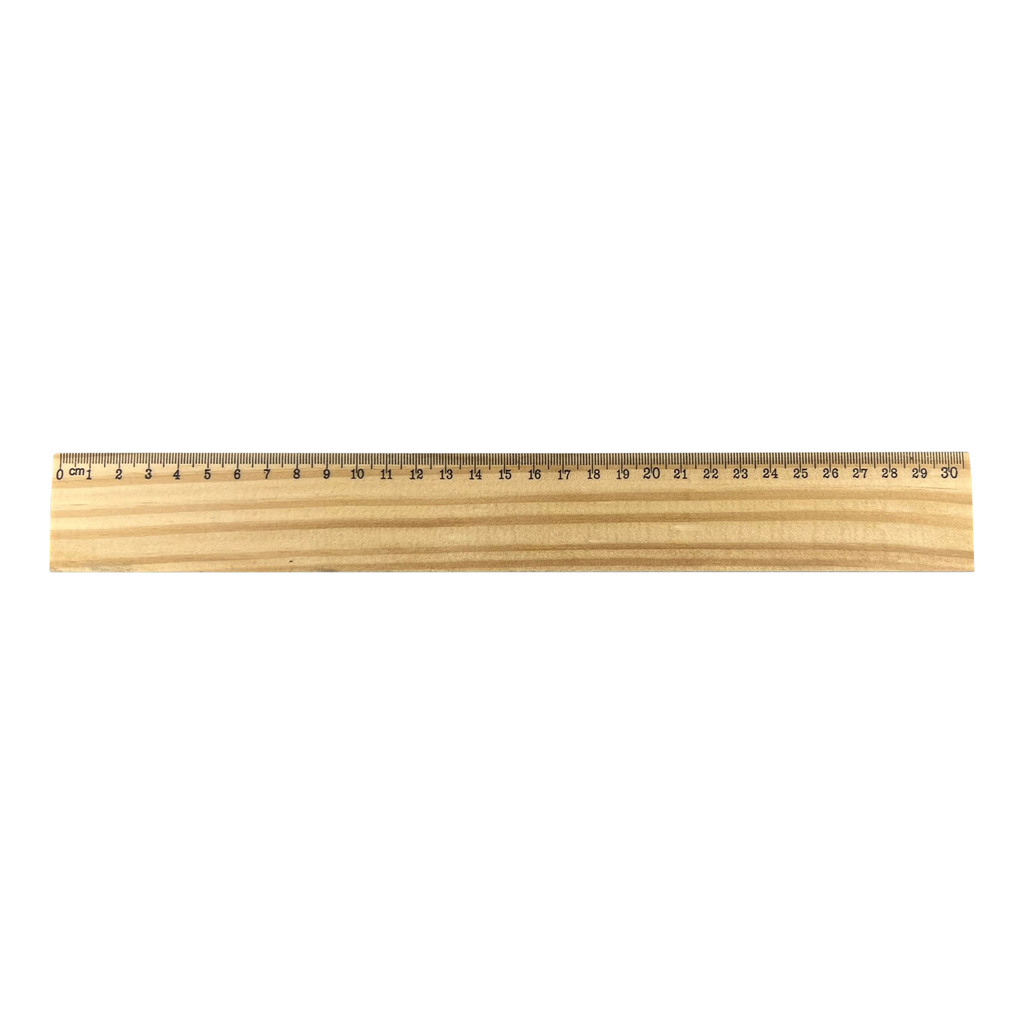 Wood Ruler 30cm