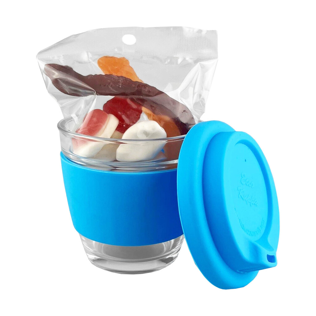 Jelly Party Mix in Venice Glass Coffee Cup