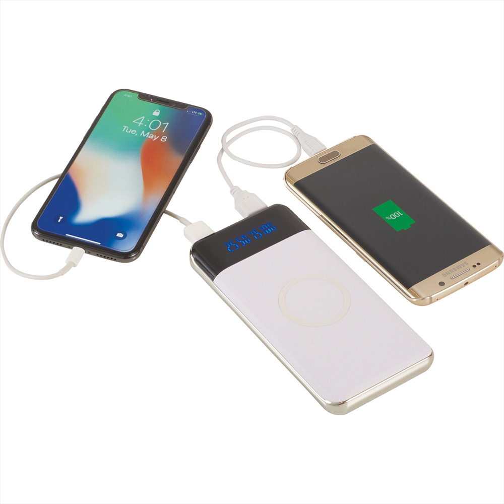 Constant 10000 mAh Wireless Power Bank w/Display