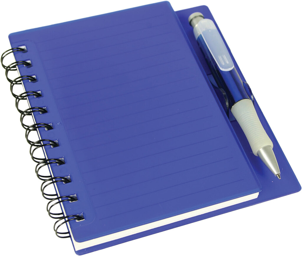 Note Book Spiral Bound With Pen 200 Pages