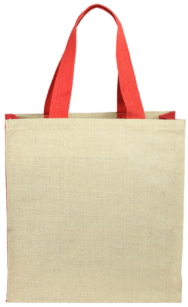 Jute Panelled Carry-All