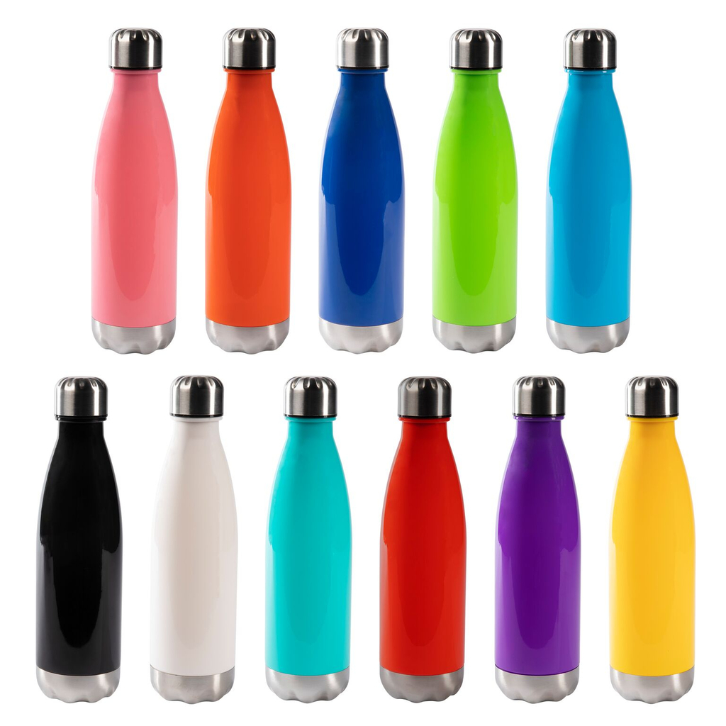 Drink Bottle Plastic With Stainless Steel Lid Jet 650ml