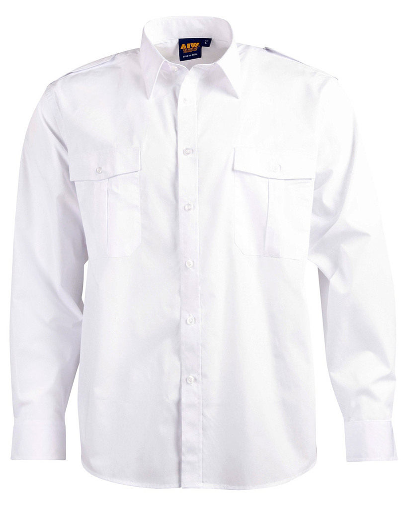 Unisex Epaulette Shirt,Long Sleeve.