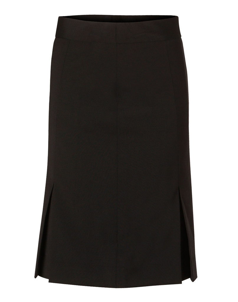 Women's Pleated Skirt In Wool Stretch