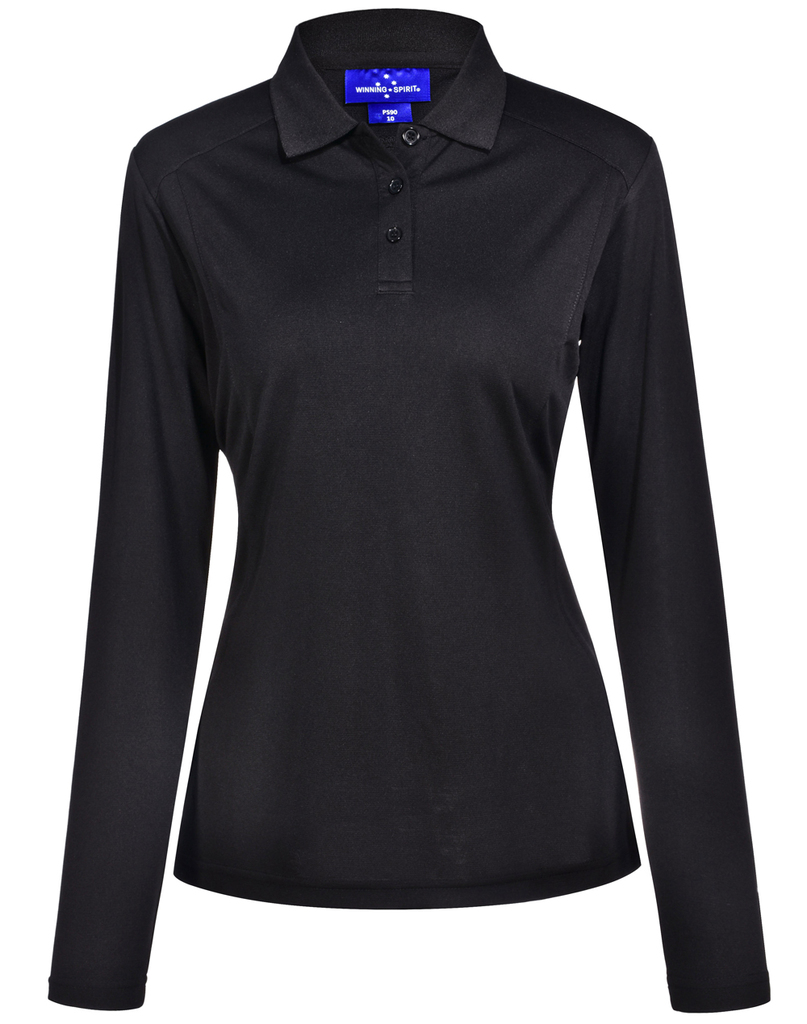 Ladies' Bamboo Charcoal L/S Polo
