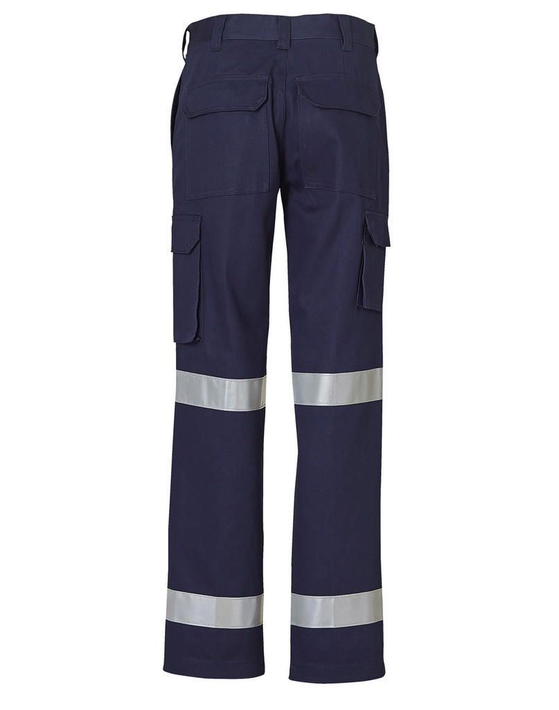 Ladies Heavy Cotton Pre-shrunk Drill Work Pants with 3M Tapes