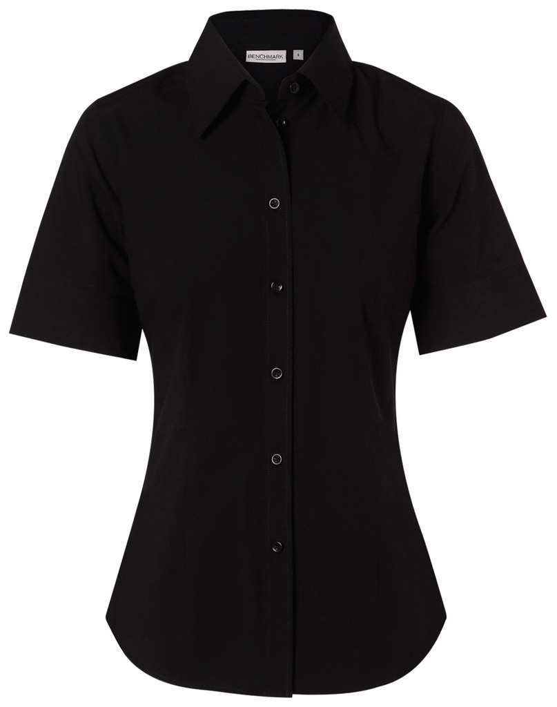 Women's Cotton/Poly Stretch S/S Shirt