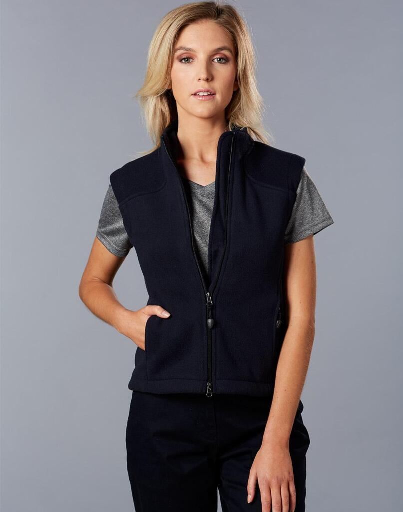 Ladies' Bonded Polarfleece Vest