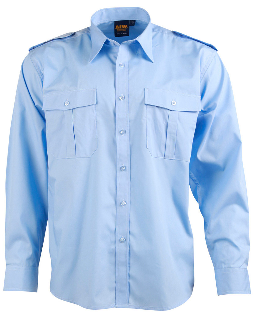 Unisex Epaulette Shirt,Long Sleeve.