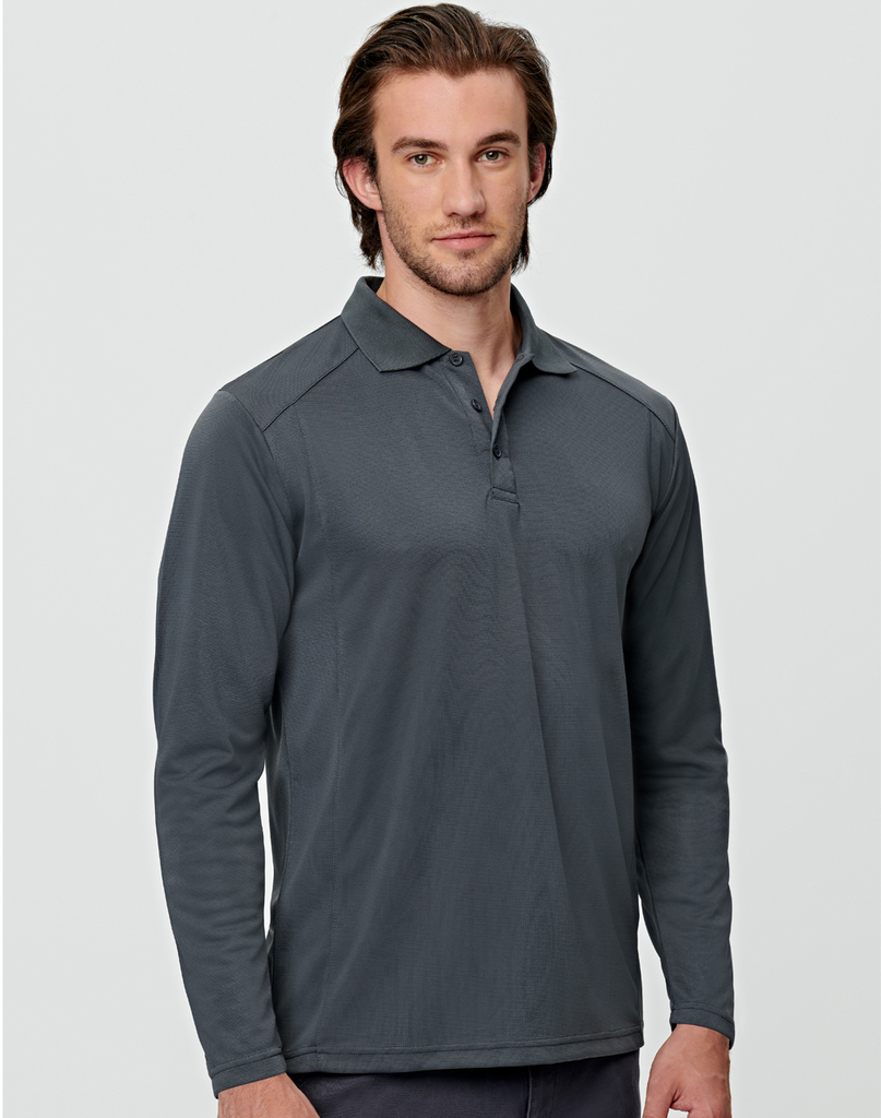 Men's Bamboo Charcoal L/S Polo