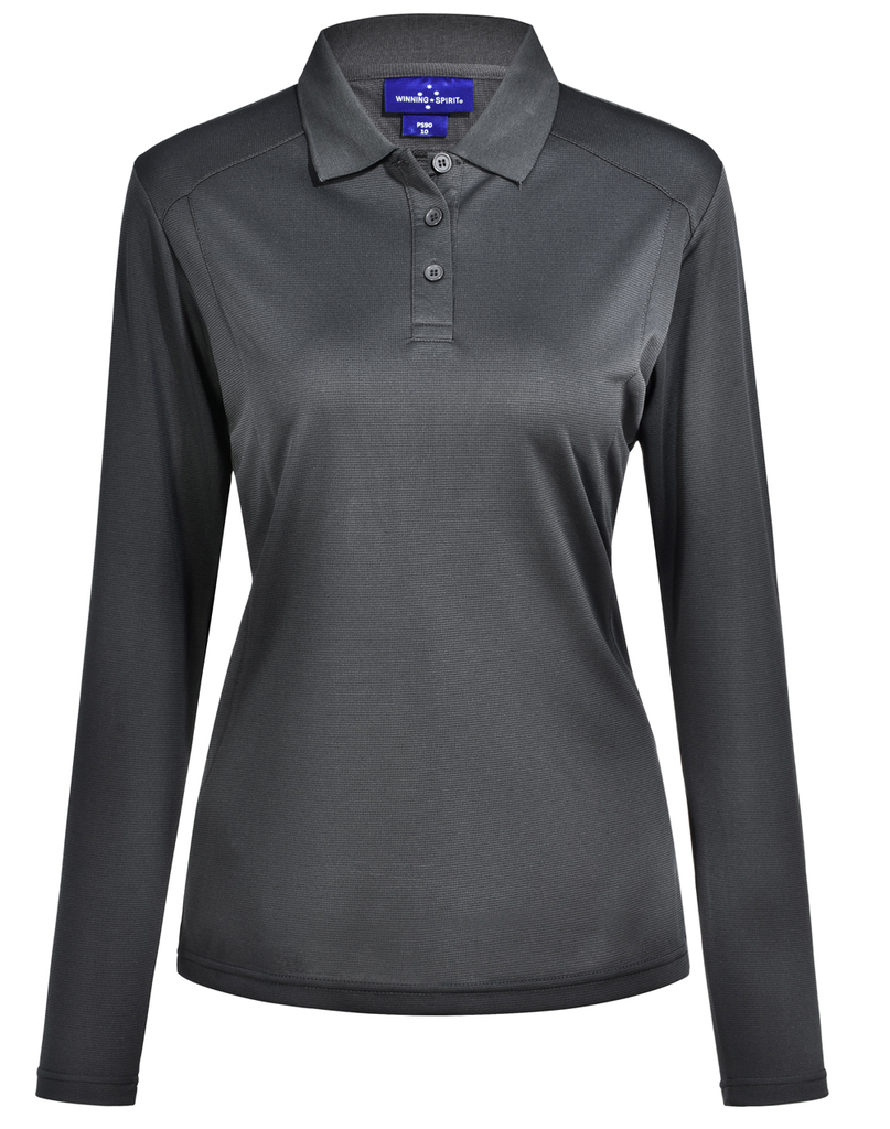 Ladies' Bamboo Charcoal L/S Polo