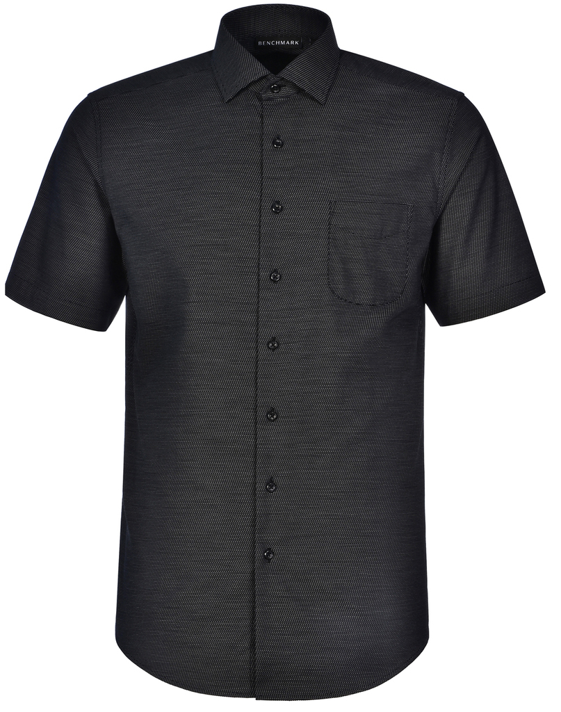 Men's Pin Dot Stretch S/S Shirt