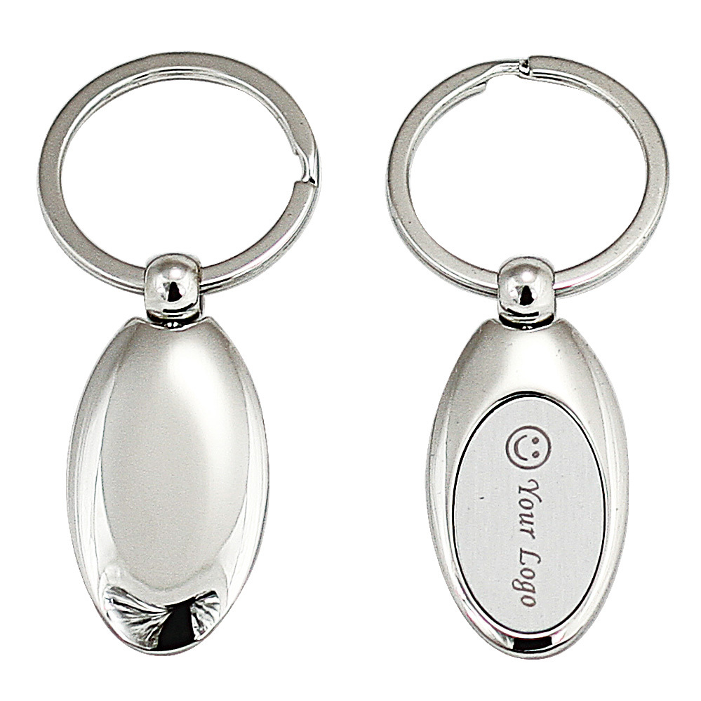 Oval Shape Key Ring 