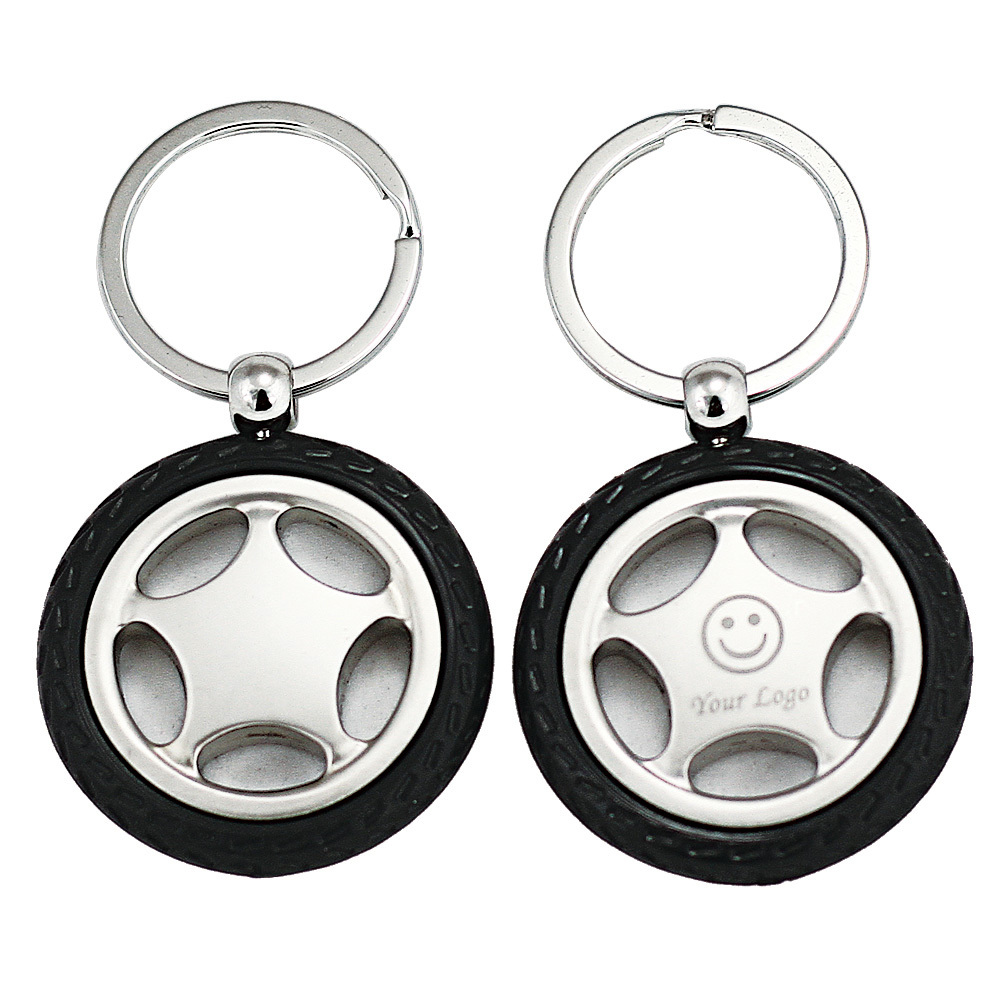 Wheel Shape Key Ring 