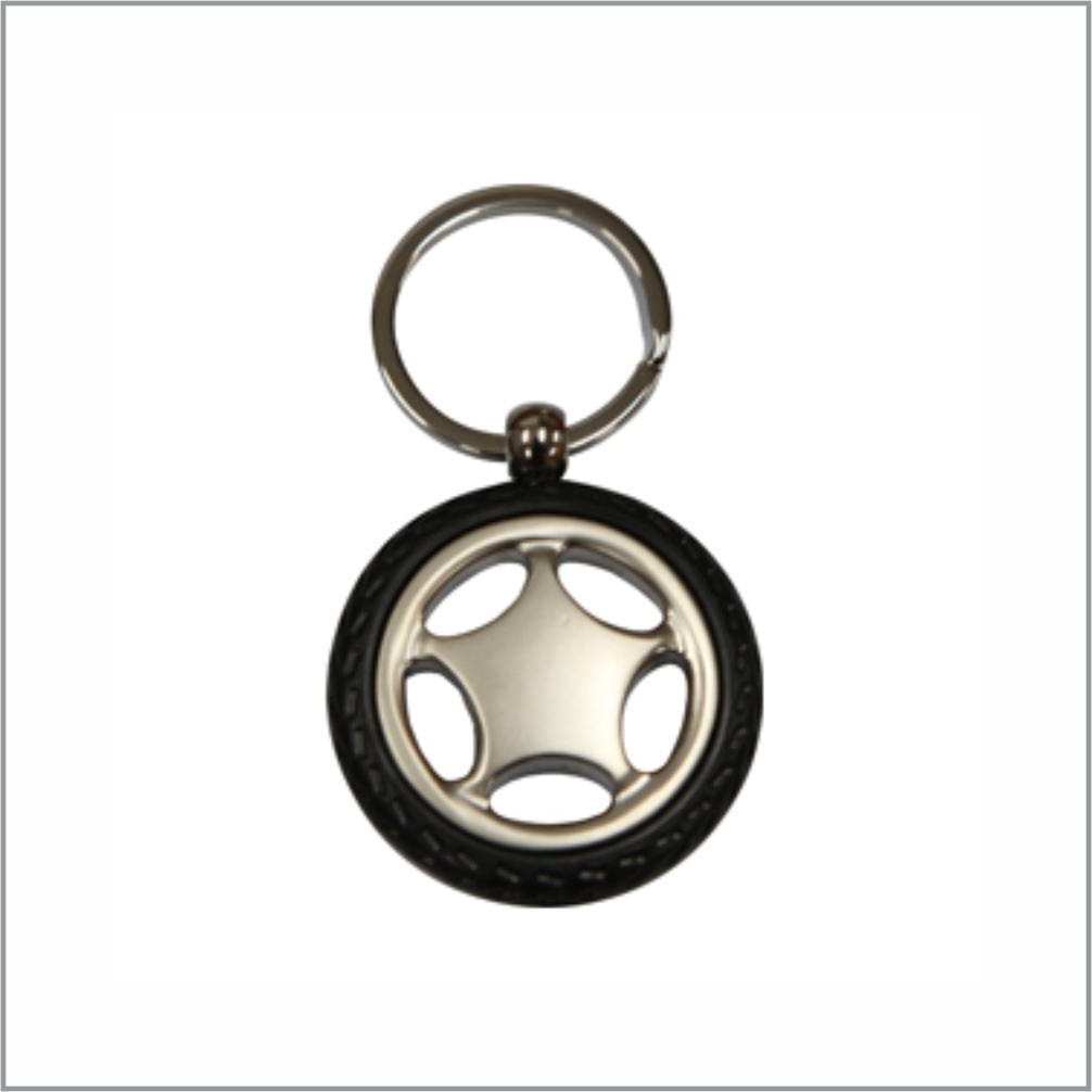 Wheel Shape Key Ring 