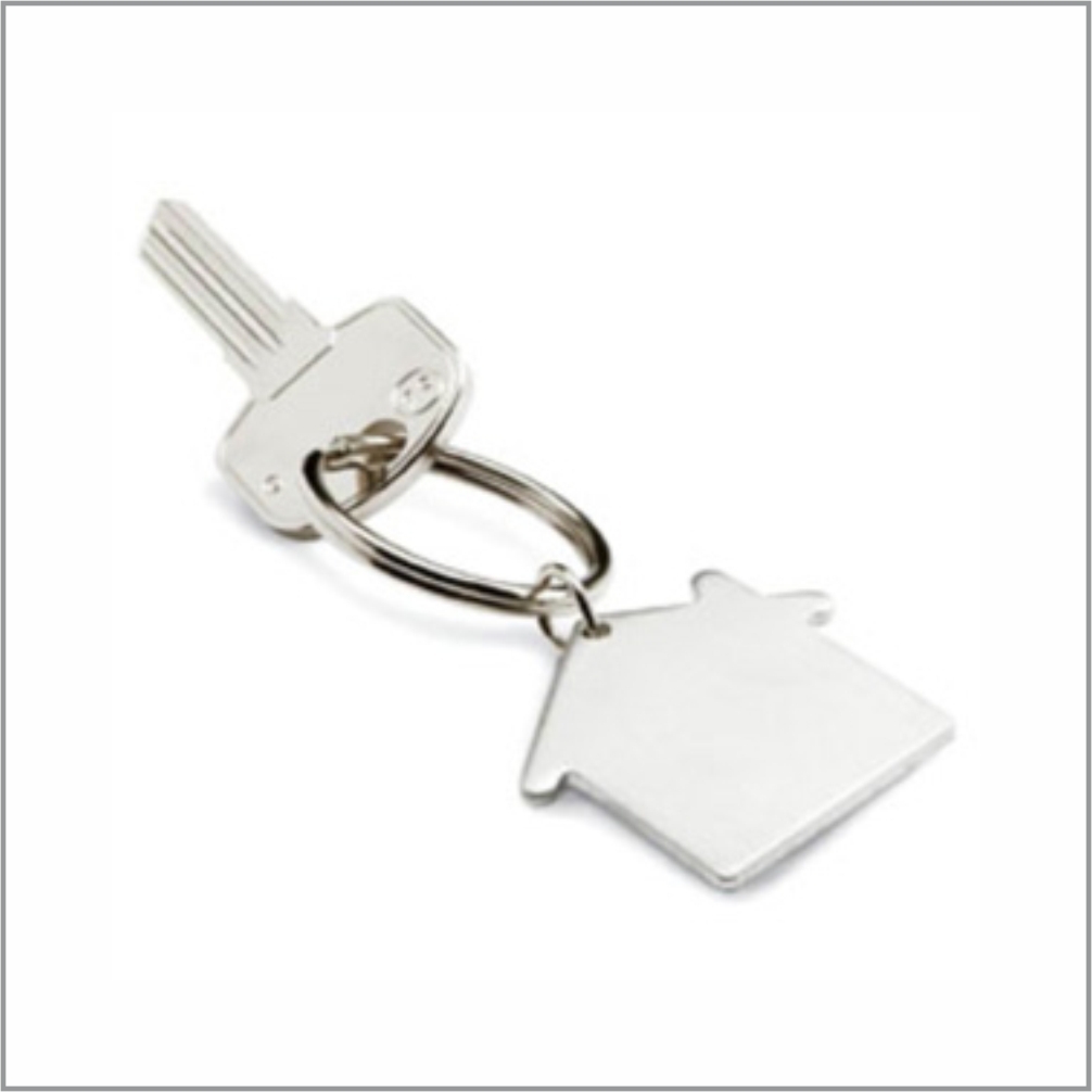 House Shape Opener Key Ring 