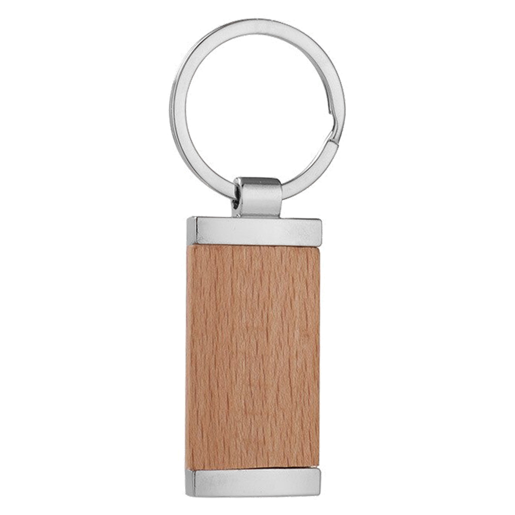 Wood Panel Key Ring