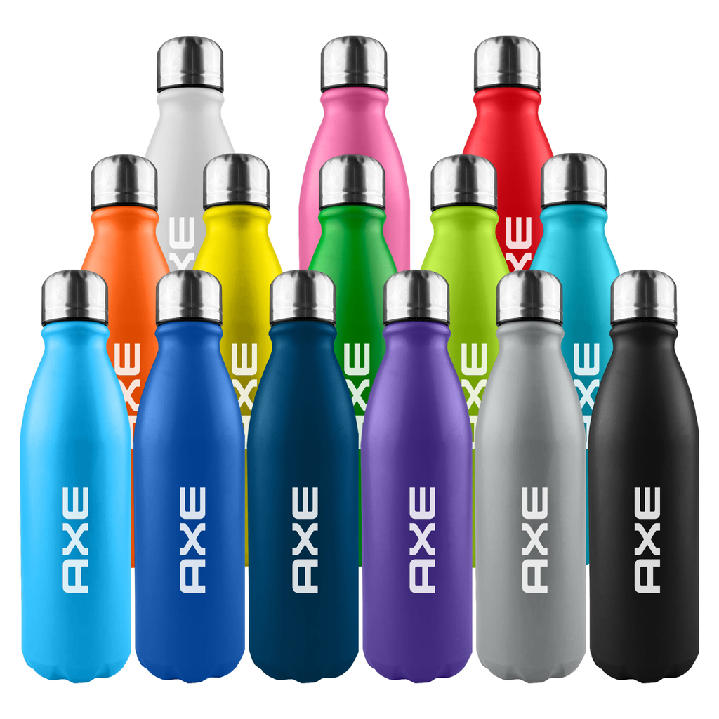 Komo Shiny Aluminium Drink Bottle Single Wall