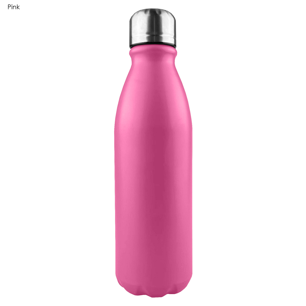 Komo Shiny Aluminium Drink Bottle Single Wall