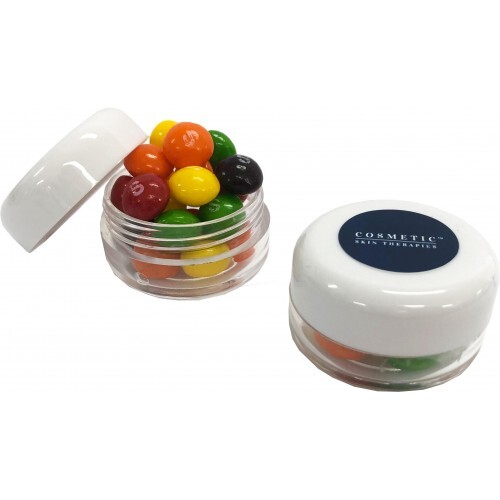 Small Screw Cap Jar with Skittles