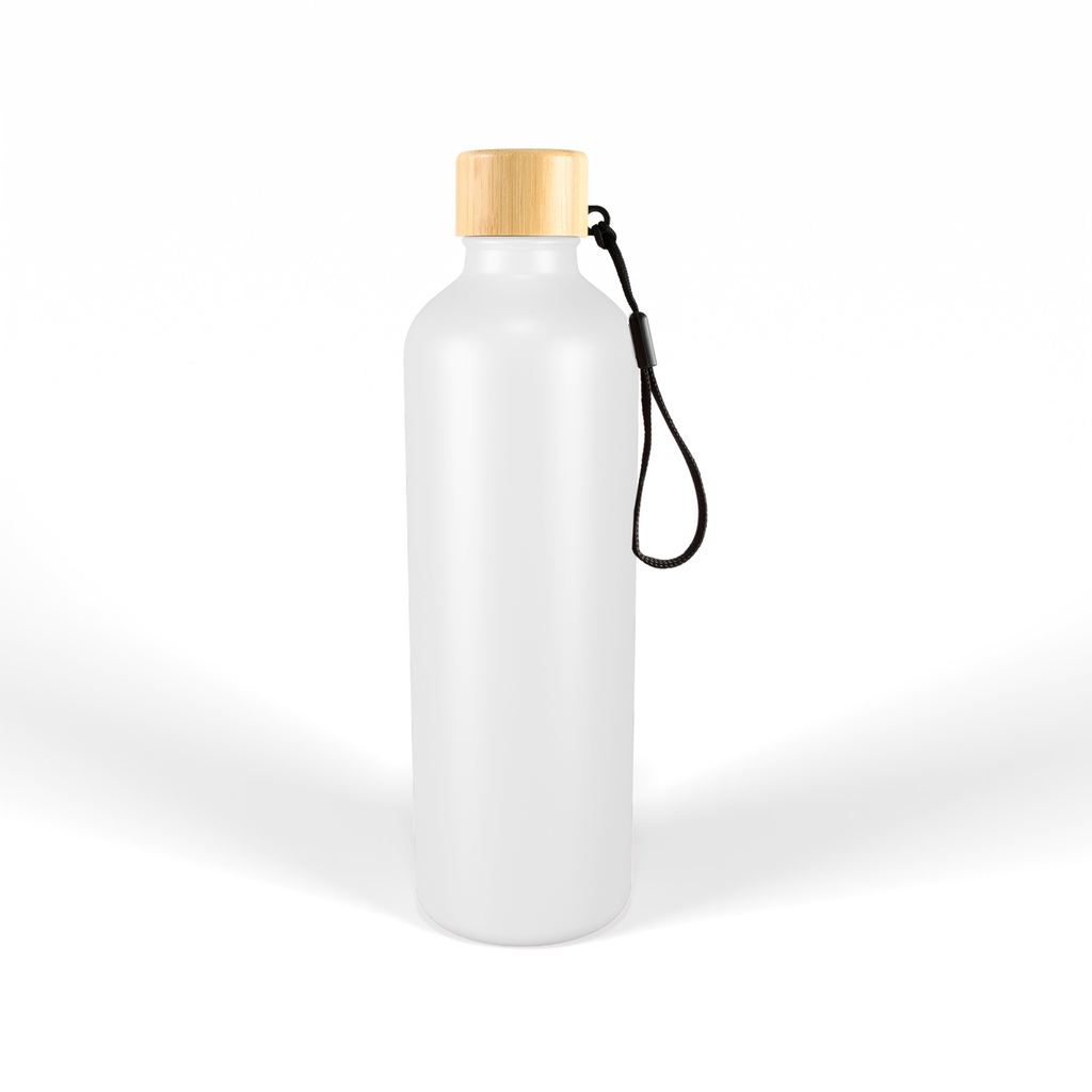 Gelato Aluminium Drink Bottle with Bamboo Lid