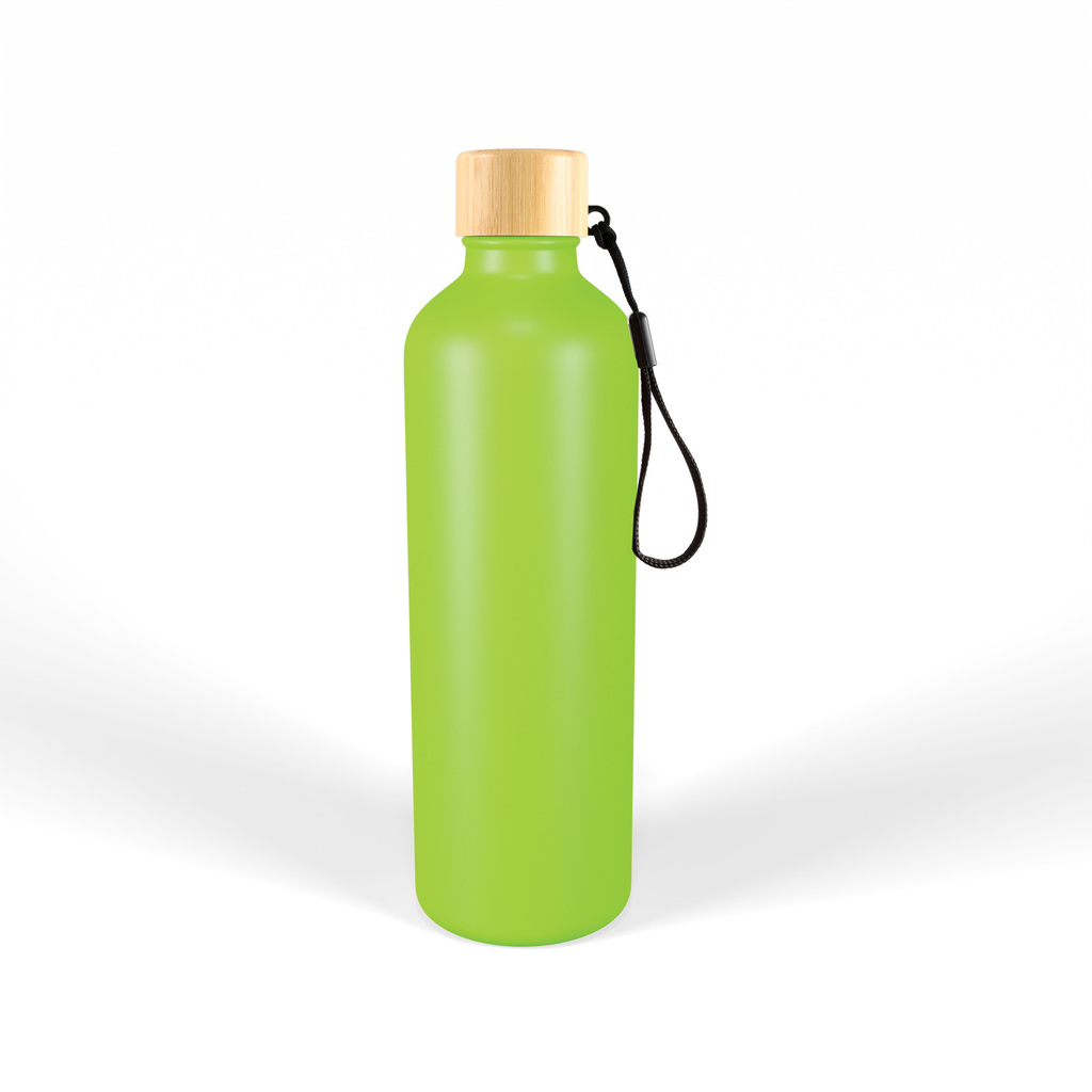 Gelato Aluminium Drink Bottle with Bamboo Lid