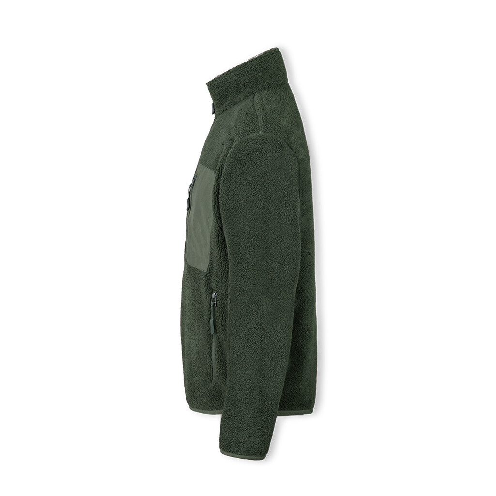 Jacket Made from Warm Sherpa Material