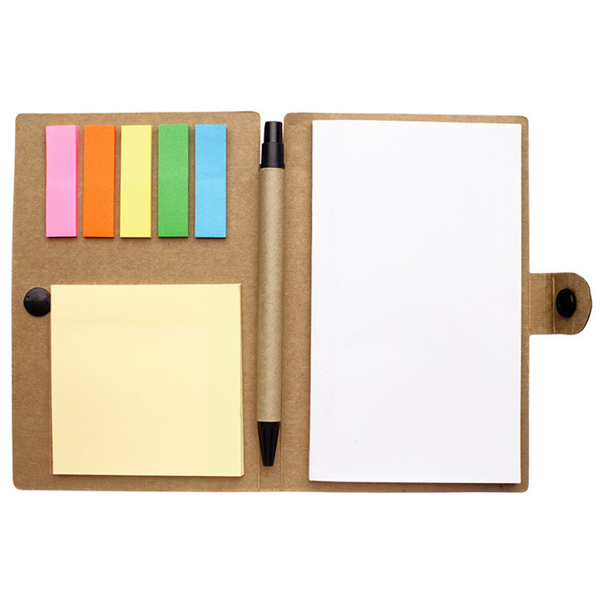 Small Snap Closure Notebook With Desk Essentials